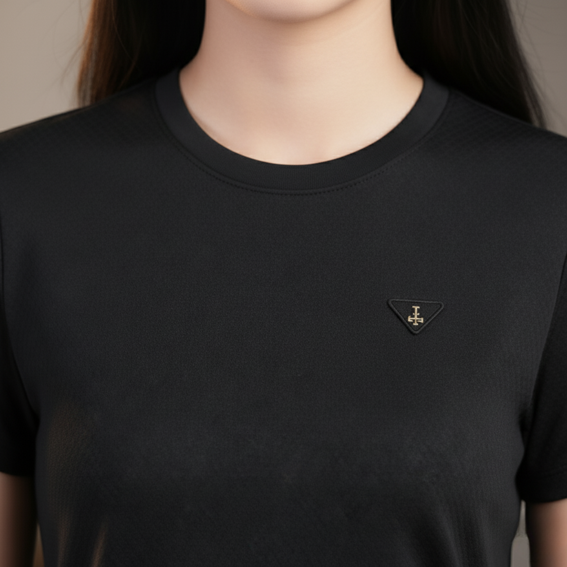 Classic Black T-Shirt – Premium Textured Design
