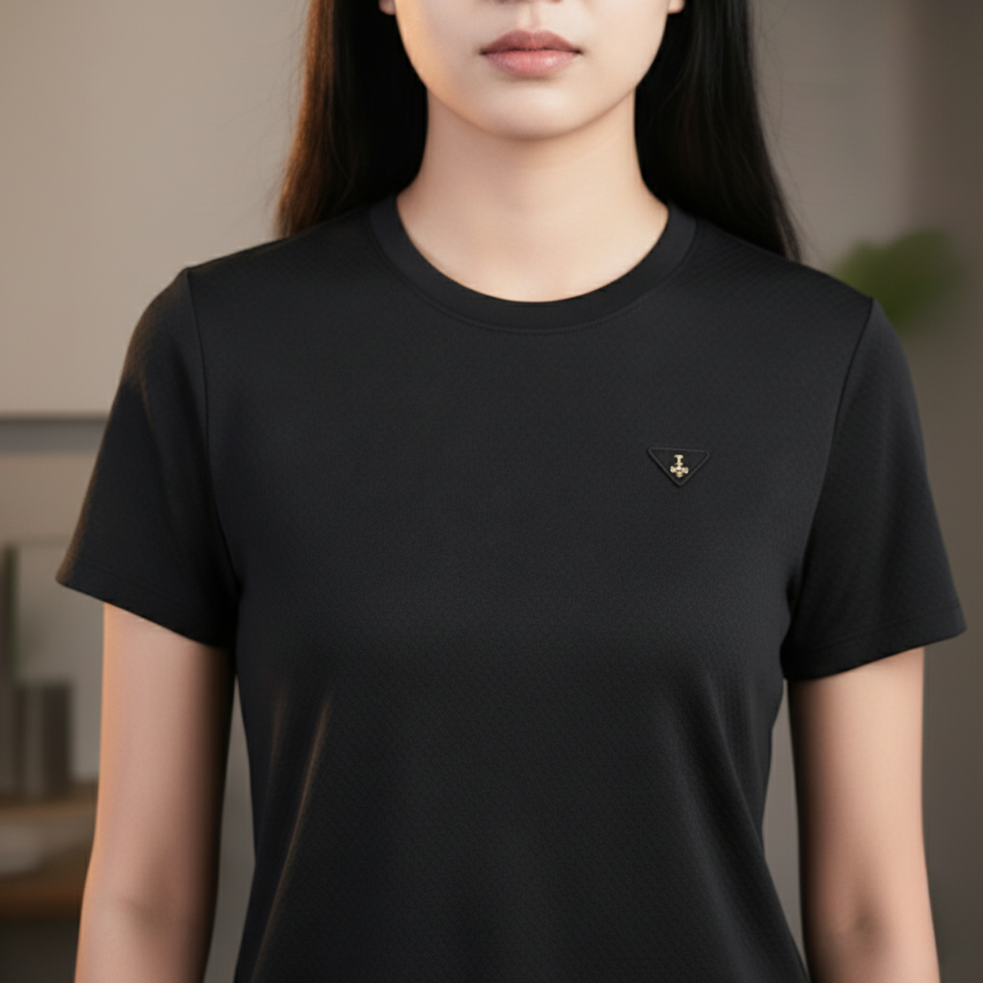 Classic Black T-Shirt – Premium Textured Design