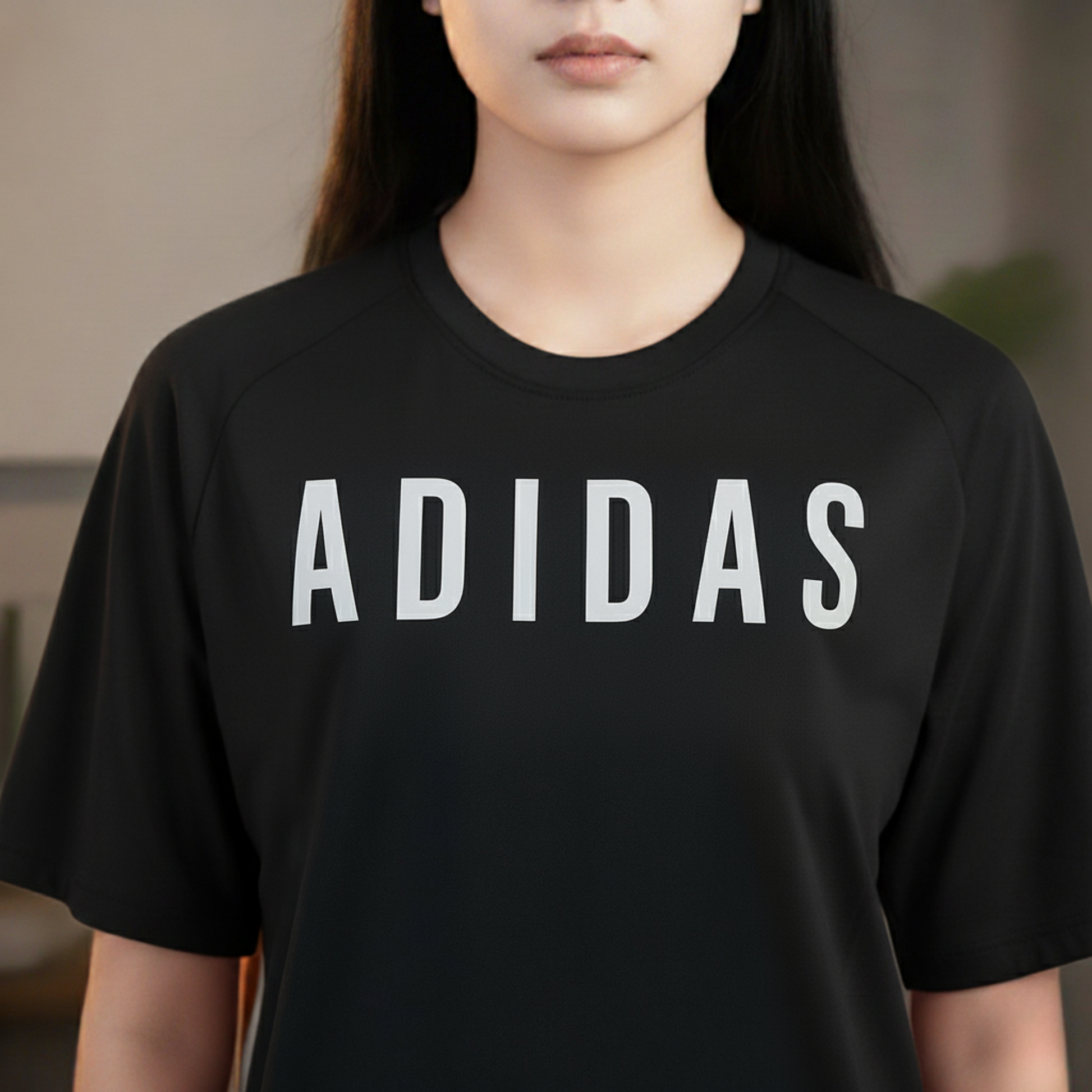 Adidas Women's Oversized Trefoil T-Shirt by TheAneesh