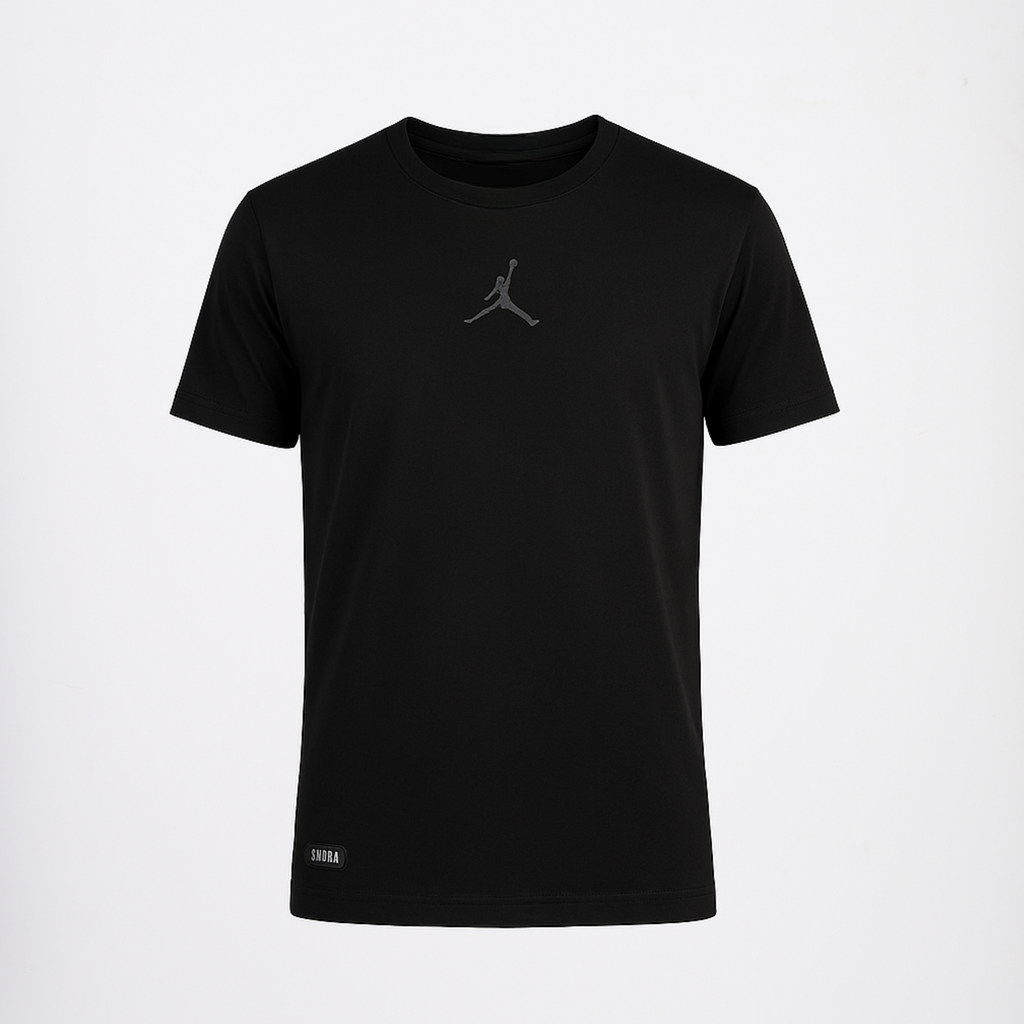 Jordan Dri-Fit T-Shirt – White & Black