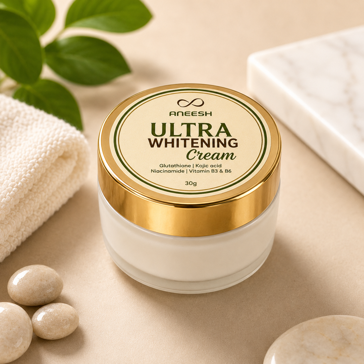 Aneesh Ultra Whitening Cream – Natural Glow & Even Skin Tone